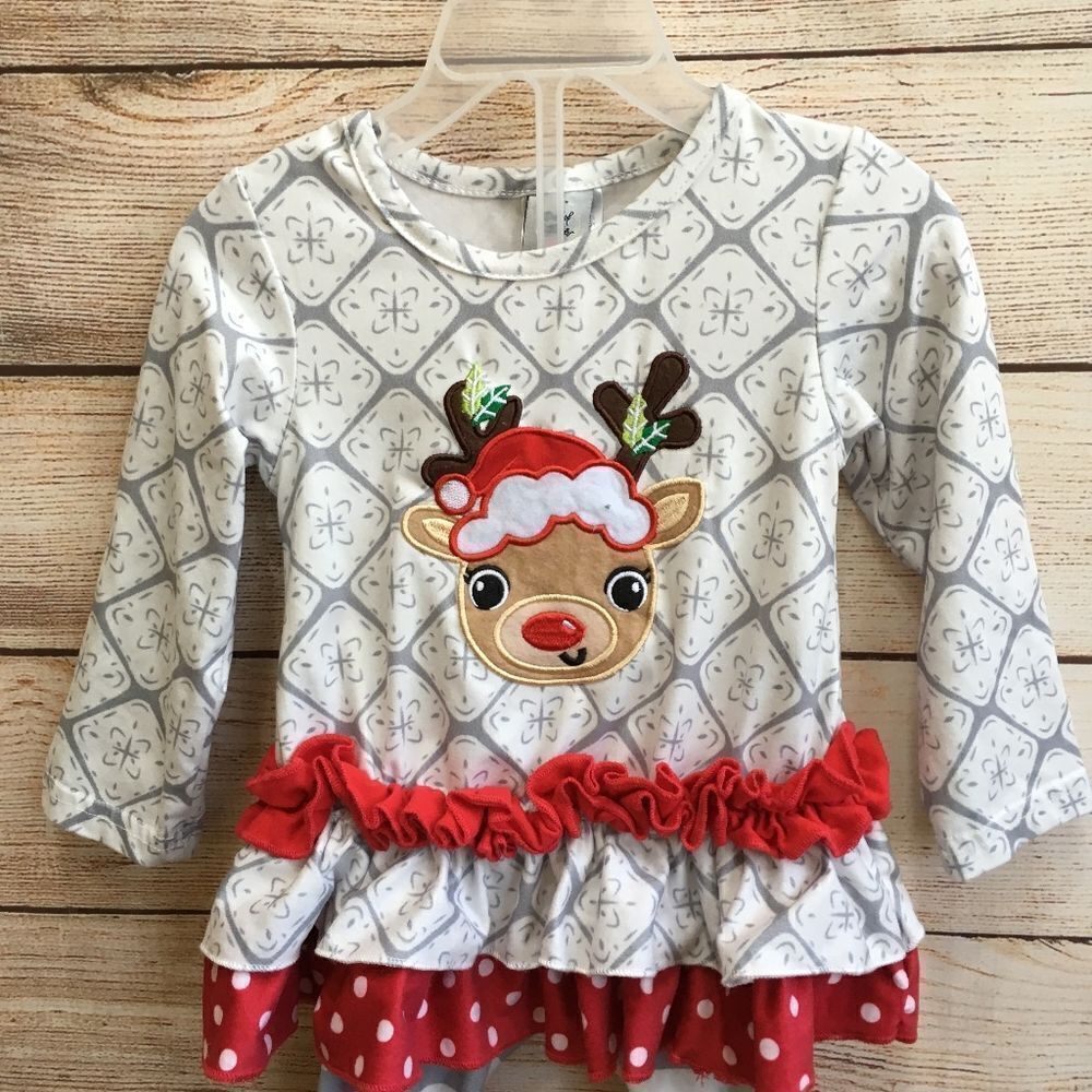 ‎DASH OF GLITTER CHRISTMAS TOP AND PANTS - Picture 8 of 8